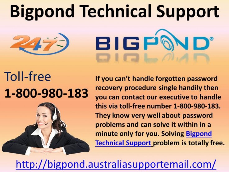 Bigpond Technical Support 1-800-980-183