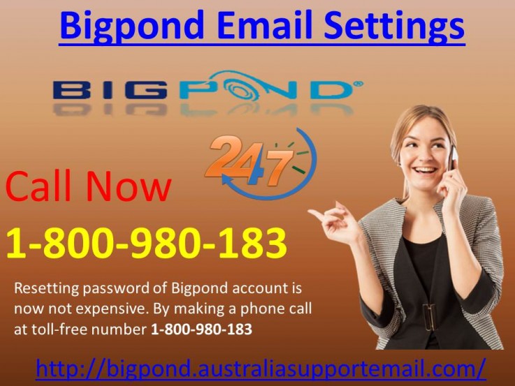 Bigpond Email Settings 1-800-980-183