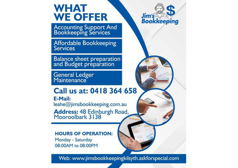 General Bookkeeping Lilydale | Jims Bookkeeping Kilsyth