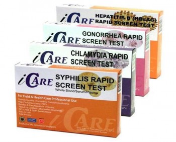 Sexual Health Multi-Test Pack (Chlamydia/ Gonorrhea/ Syphilis/ Hepatitis B) 