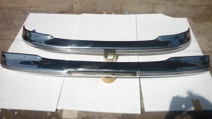 Volvo PV 444A Bumper in Stainless steel