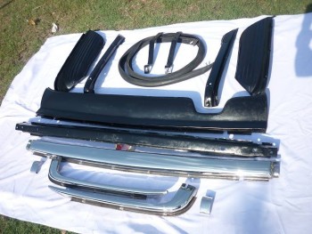 Mercedes W107 Bumper in Stainless Steel 