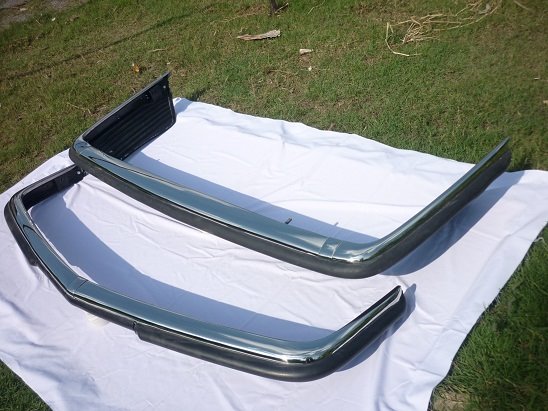 Mercedes W107 Bumper in Stainless Steel 