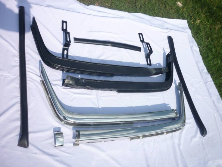 Mercedes W107 Bumper in Stainless Steel 