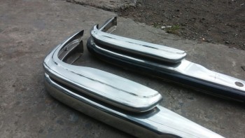 Mercedes W108/W109 Bumper in stainless steel 