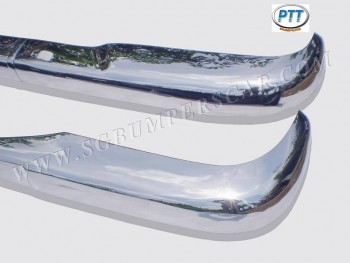 Mercedes W110 Bumper 1961 -1968 in Stainless steel