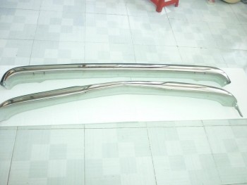 Mercedes W123 Sedan Bumper in stainless steel 