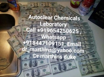 SSD CHEMICALS AUTOMATIC SOLUTION FOR CLEANING BLACK MONEY AND CLEANING MACHINE /Call +919654250625