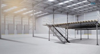 Dynamic Warehouse Solutions - Mezzanine floor office