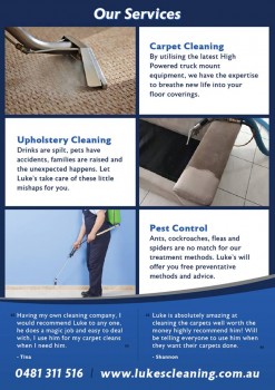 Luke's Carpet Cleaning & Pest Control