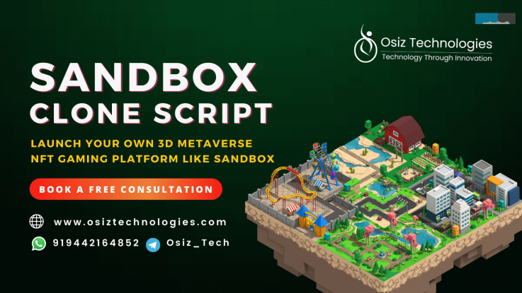 Sandbox clone script- To launch 3D Metaverse Gaming Platform