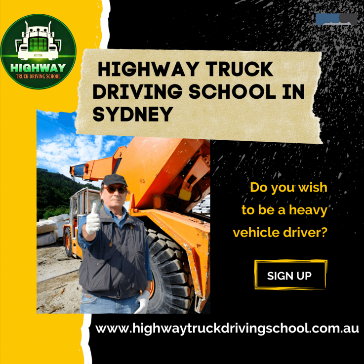 Highway Truck Driving School in Sydney