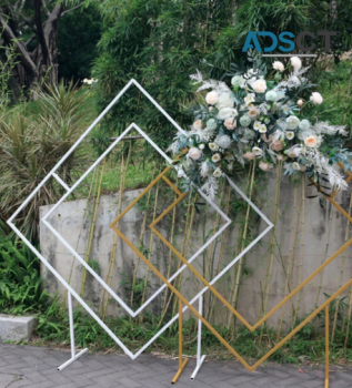 White Diamond Backdrop 2M Wedding Decor