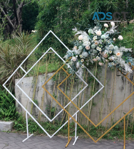 White Diamond Backdrop 2M Wedding Decor