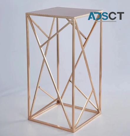 Gold Geometric table Set Wedding Decor