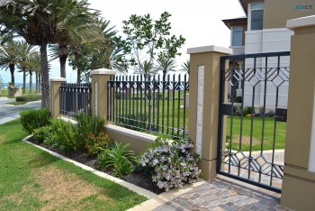 Wrought iron infill panels