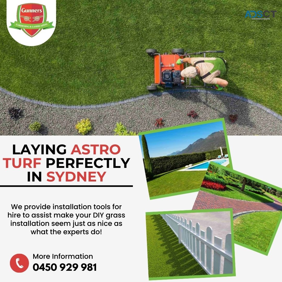 Laying Astro Turf Sydney