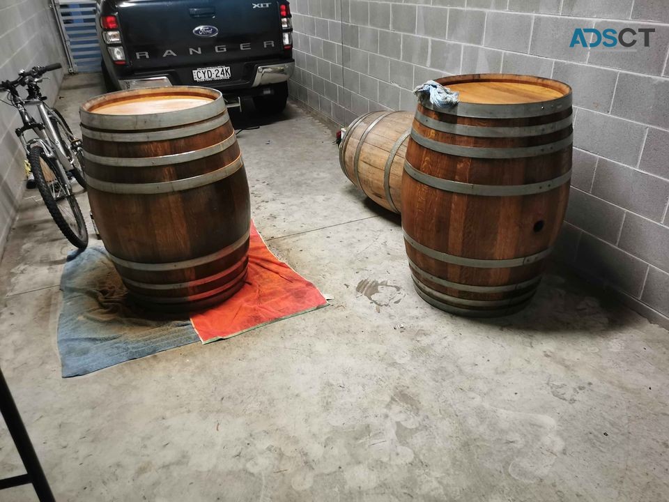 225L Refurbished Wine Barrels