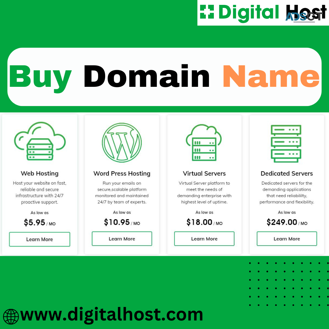 Simplify Web Presence: Buy Domain Name in Australia  with Digital Host