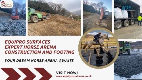 Equipro Surfaces Ltd: Expert Horse Arena Construction and Footing