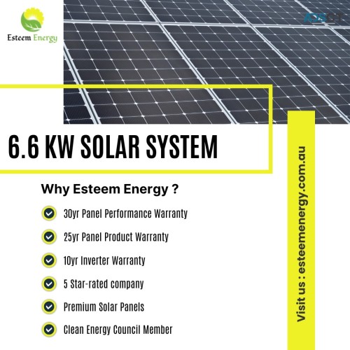 Top Quality 6.6 kW Solar System in Sydney