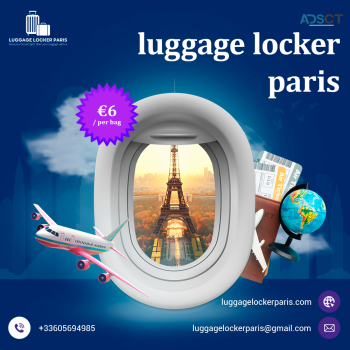 Book Luggage Locker Paris - Unlock Freed