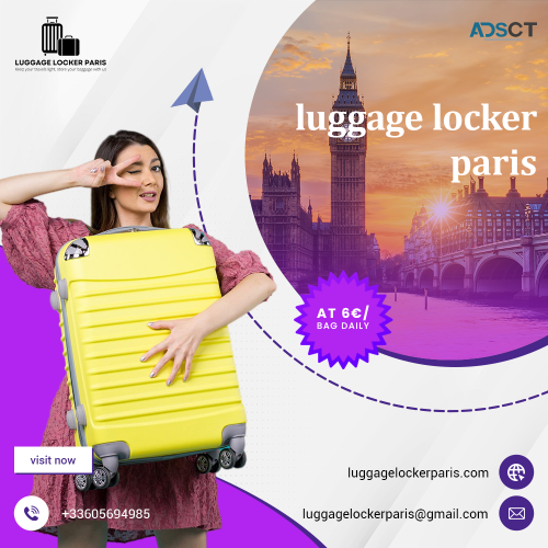 Book Luggage Locker Paris - Unlock Freed