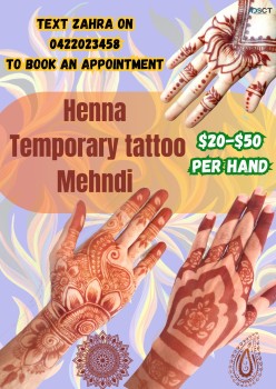 Henna Temporary tattoo Mehndi