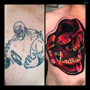 Tattoo Cover-Up at Art n Soul Tattoo Studio