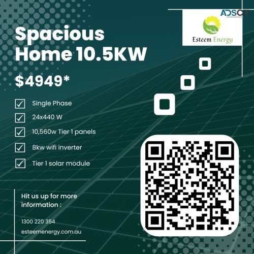 Get a 10.5kW Premium Solar System at an affordable rate.