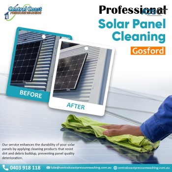 Avail The Services Of Professional Solar Panel Cleaning In Gosford At Affordable Rates