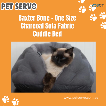 Baxter Bone - One Size Charcoal Sofa 