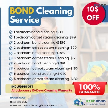 100% Bond Back Guarantee with Fast Bond Cleaning Brisbane