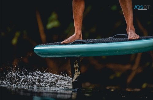 Electric hydrofoil surfboard