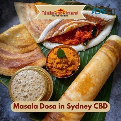 Best Masala Dosa in Sydney CBD - Taj Indian Restaurant 