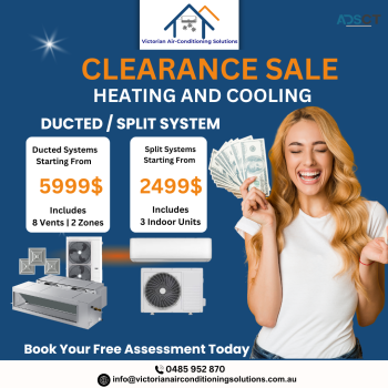 Clearance Sale on Heating & Cooling Syst