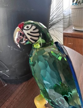 Swarovski macaw bird 