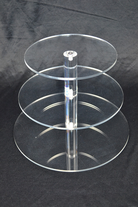 3 Tier Cupcake Stand 5mm Acrylic Wedding Display  Z2340