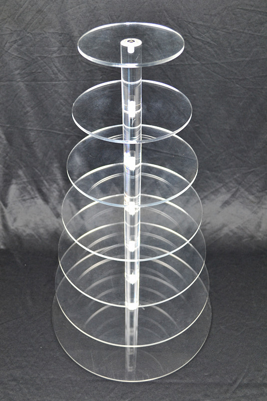 7 Tier Cupcake Stand 5mm Acrylic Wedding Display  Z2341