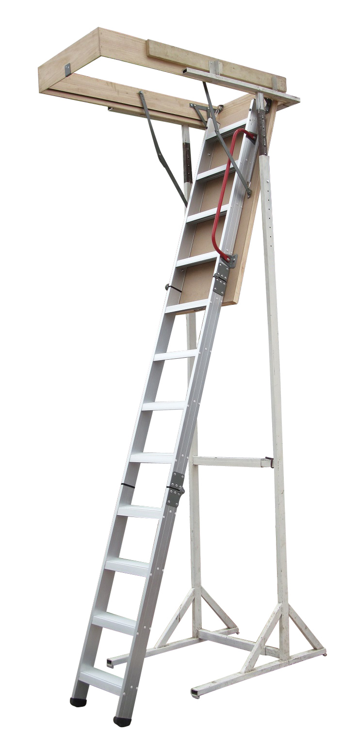 Deluxe Aluminium Attic Loft Ladder - 2700mm to 3050mm  Z2388