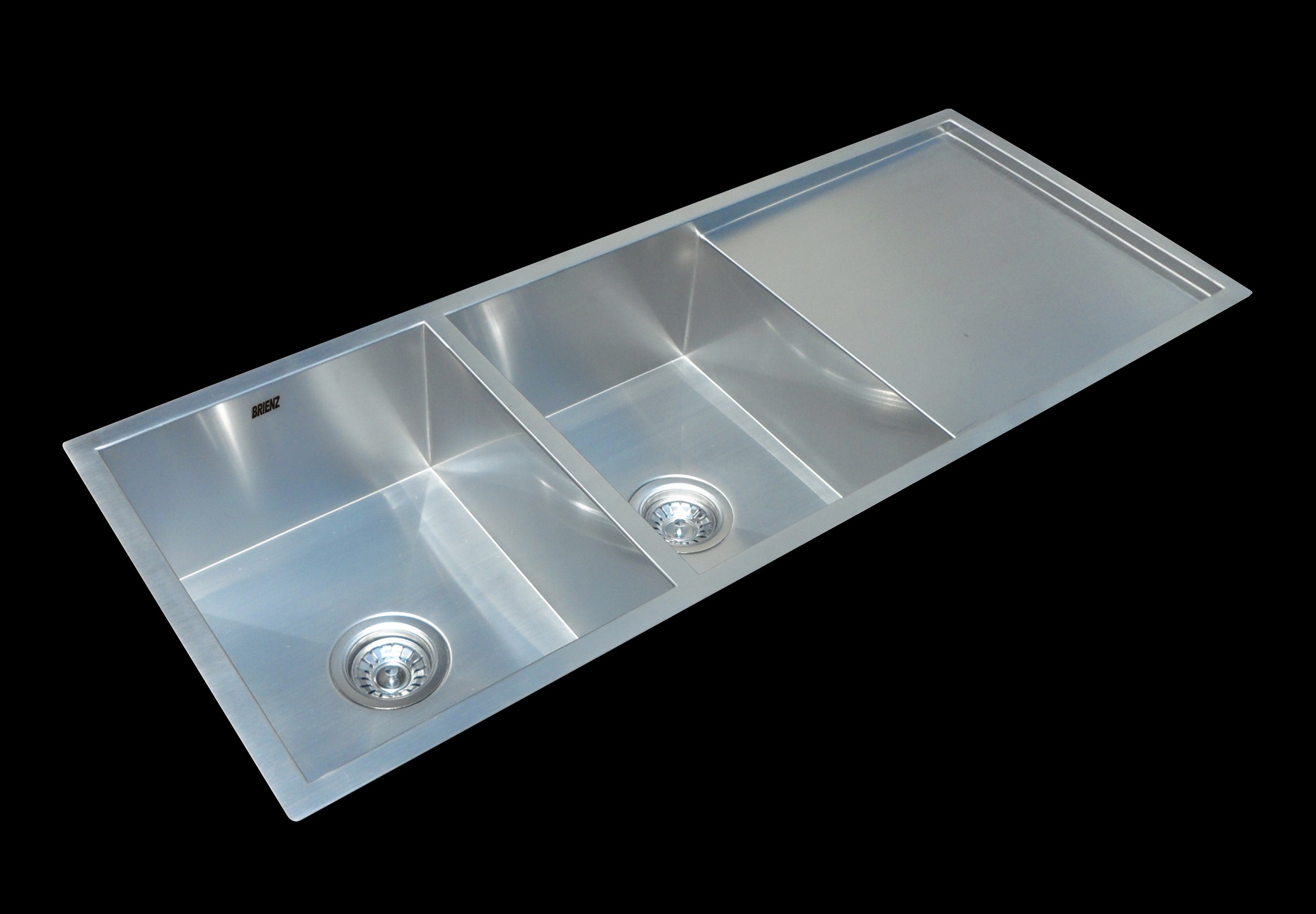 1160x460mm Handmade Stainless Steel Undermount / Topmount Kitchen Laundry Sink with Waste  Z2391