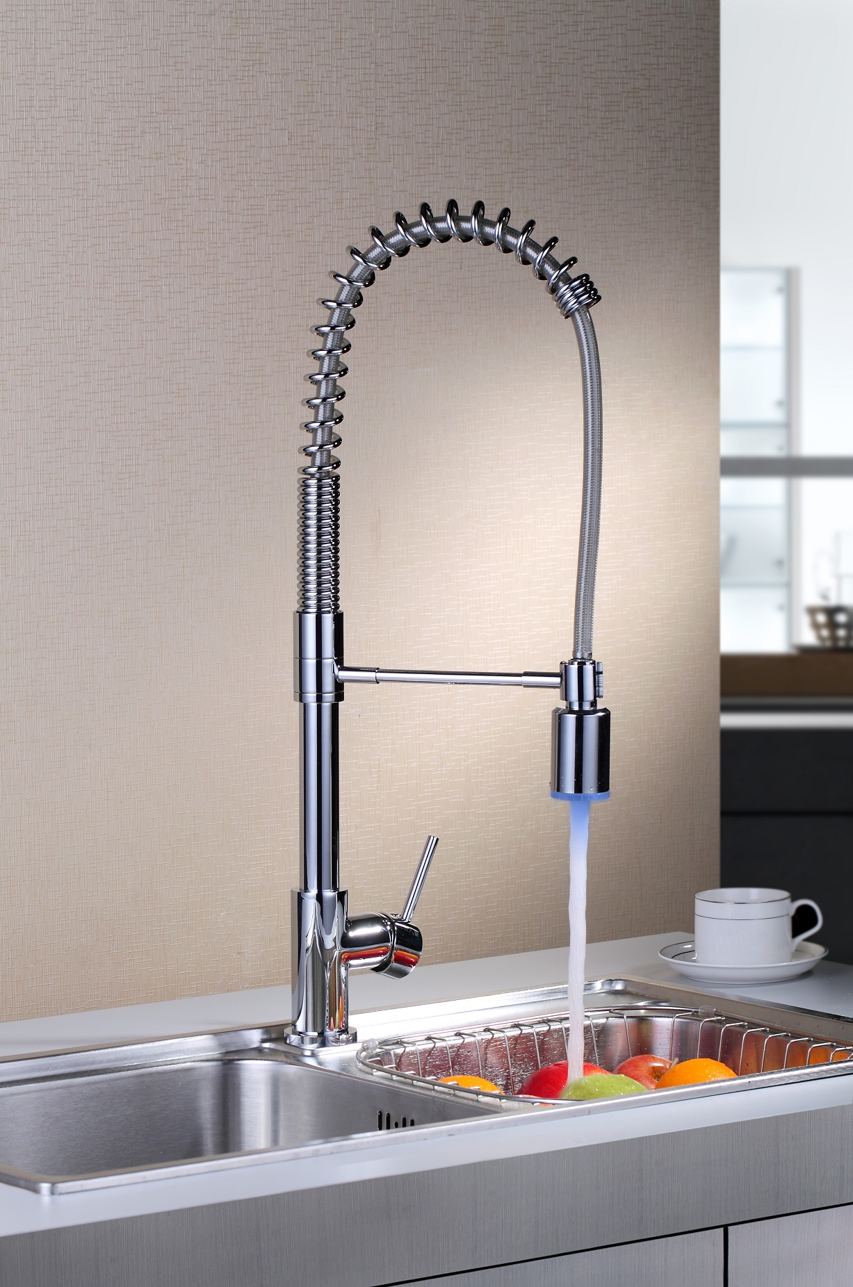 LED Kitchen Mixer Basin Tap Faucet Sink w/Extend  Z2424