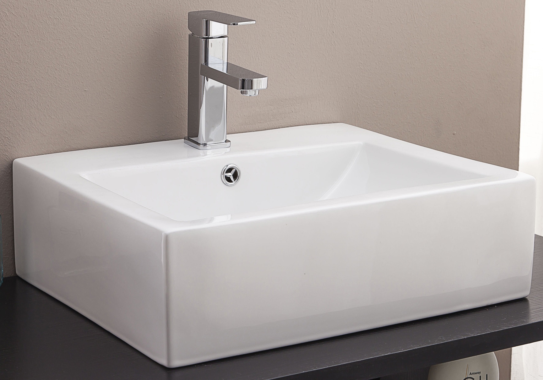 Ceramic Rectangular Above Countertop Basin for Vanity  Z2474