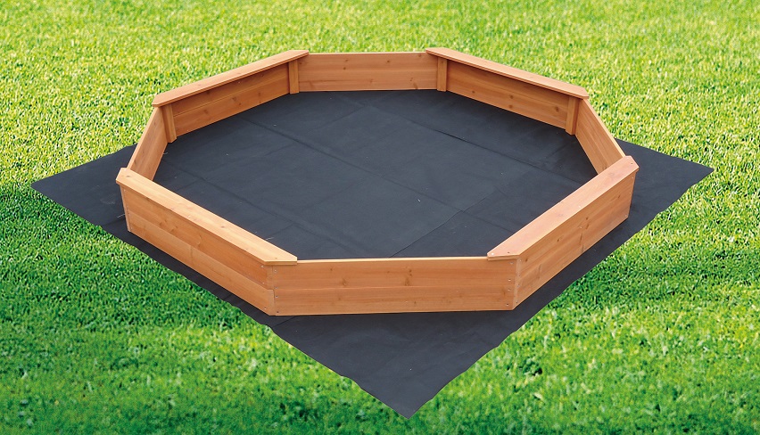 Kids Sand Pit Large Octagonal Wooden Sandpit  Z2534