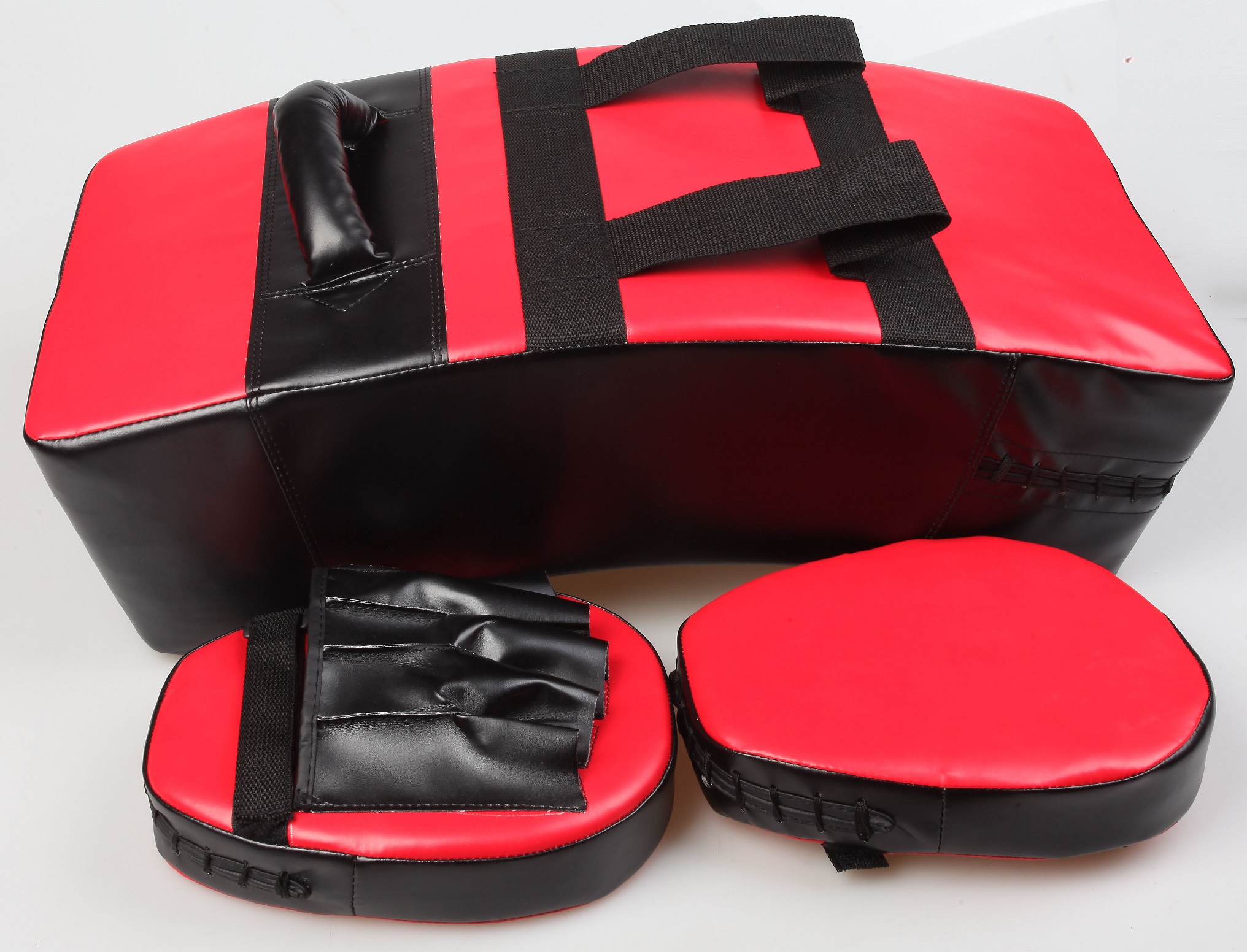 Kicking Boxing Sparring Shield & Punching Pad Mitts Combo  Z2561