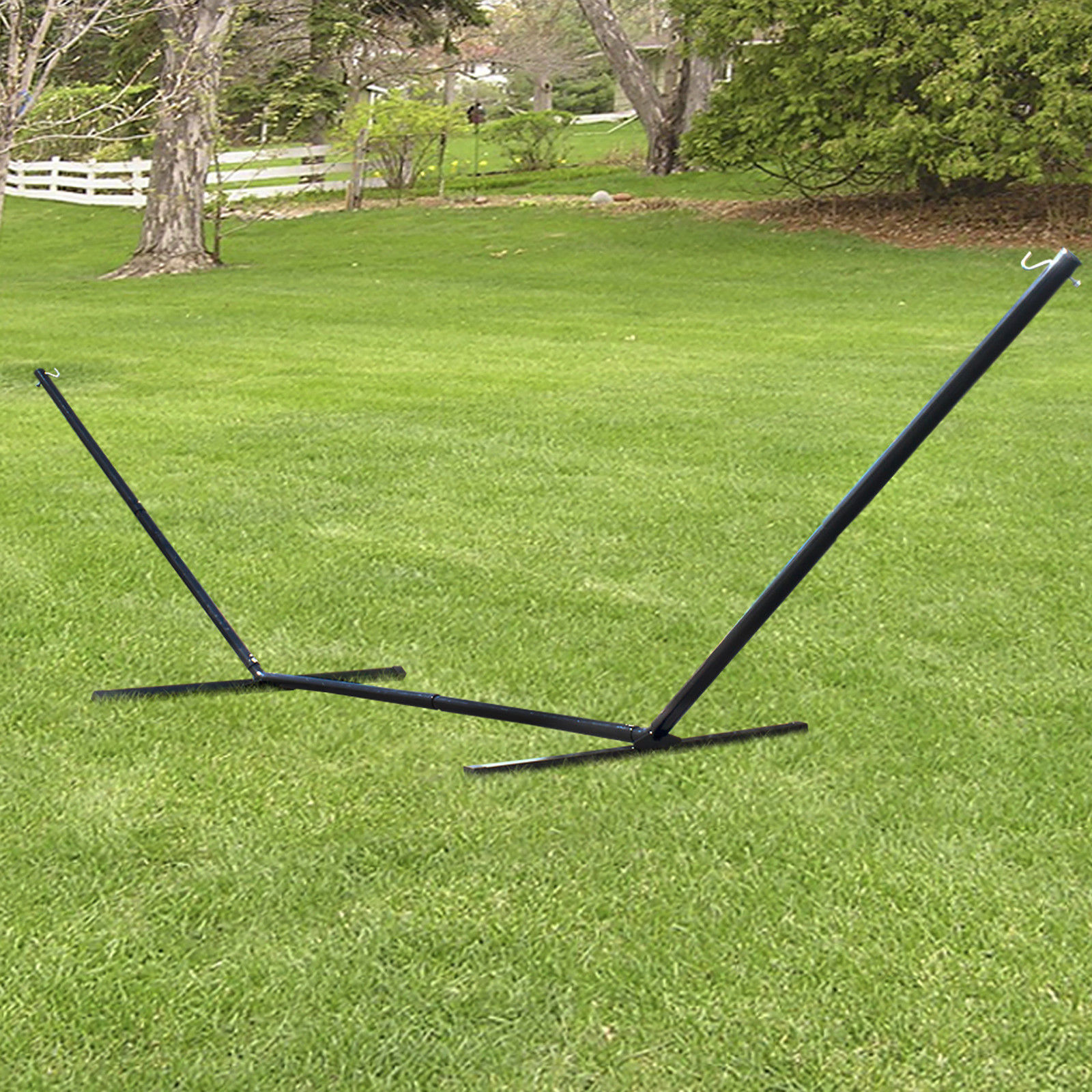 10' Hammock Stand Solid Steel Tri Beam Construction  Z2694