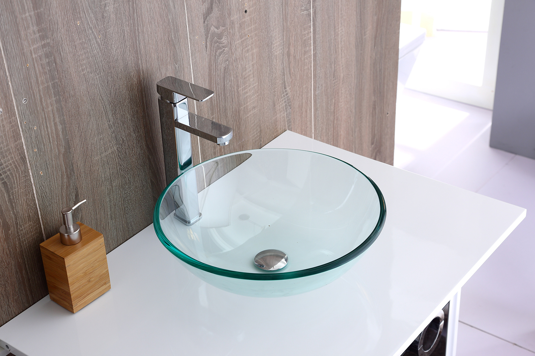 12mm Tempered Glass Above Countertop Basin for Vanity  Z2720