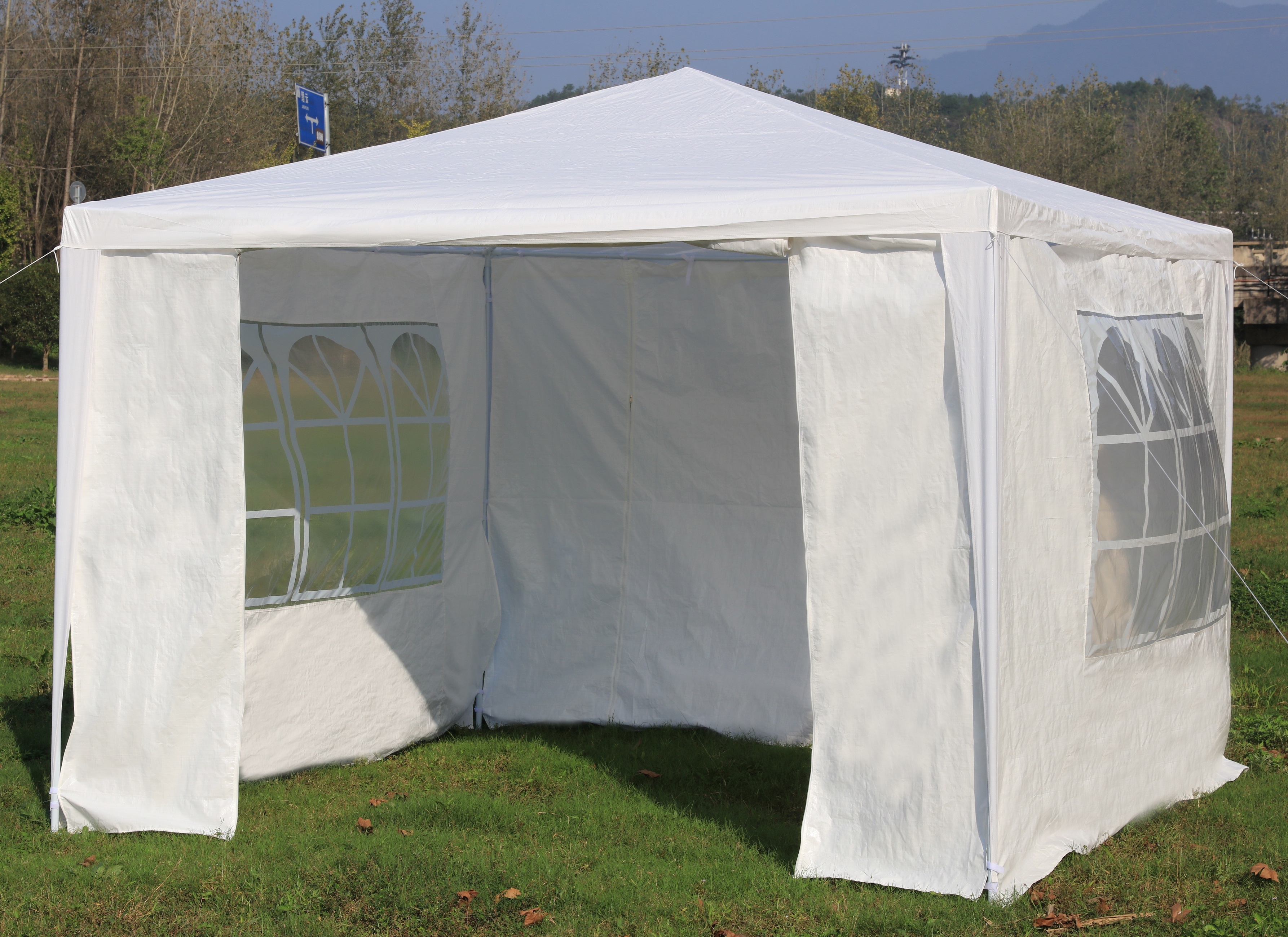 3x3m Gazebo Outdoor Marquee Tent Canopy White  Z2776