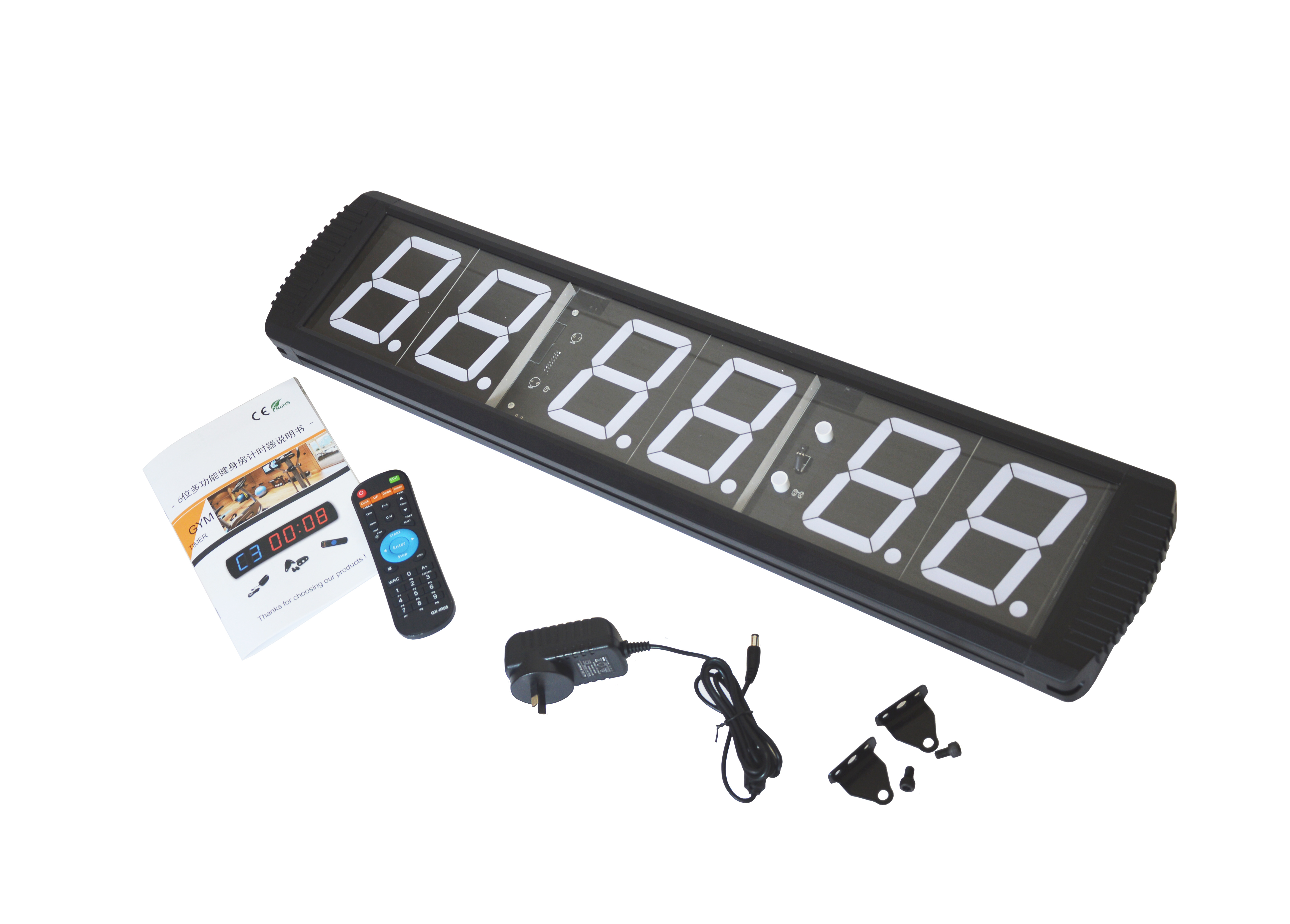 6 Digit Digital Timer Interval Fitness Clock  Z2865