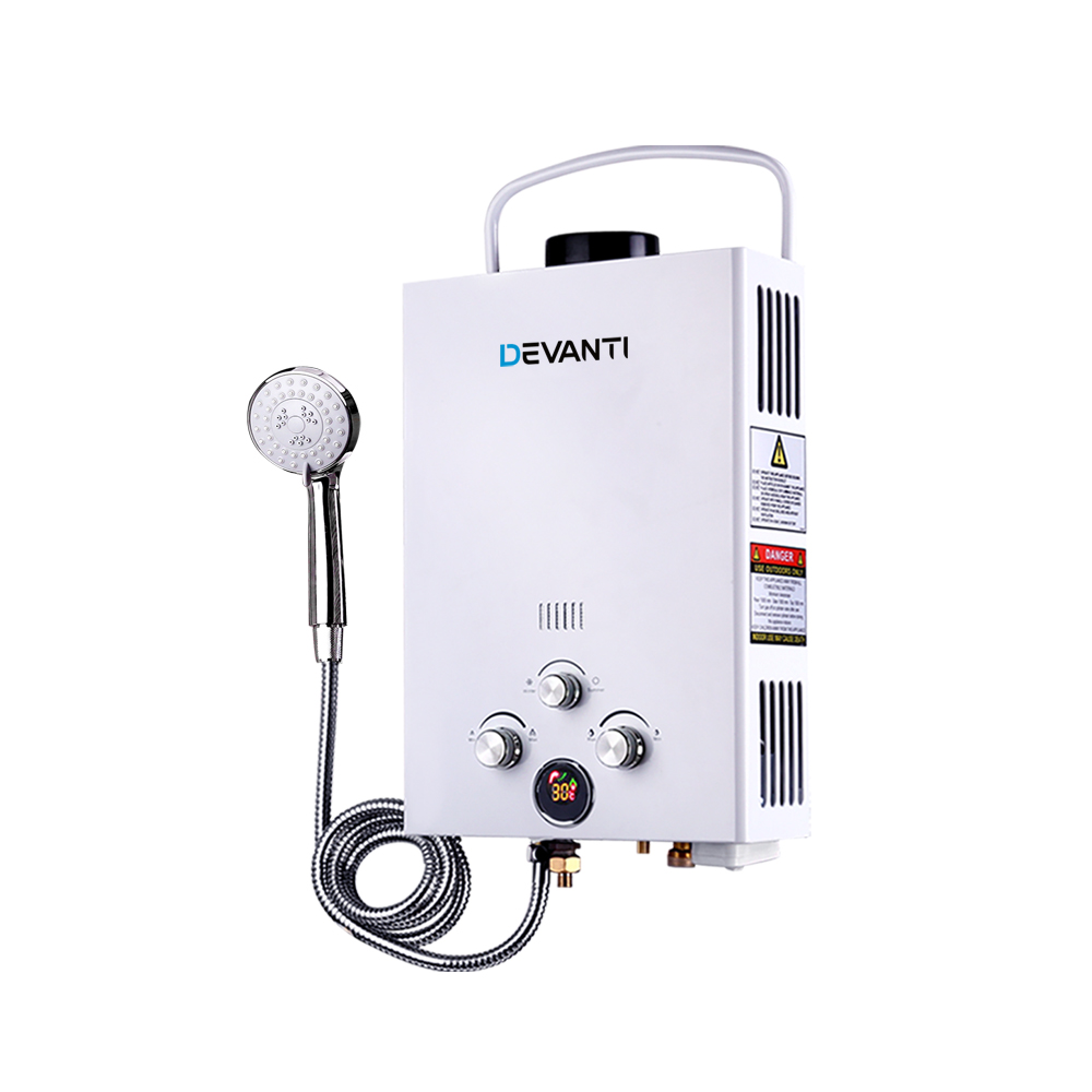 Outdoor Gas Water Heater - White  Z2881